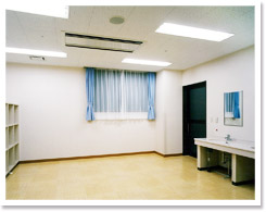 更衣スペース　写真